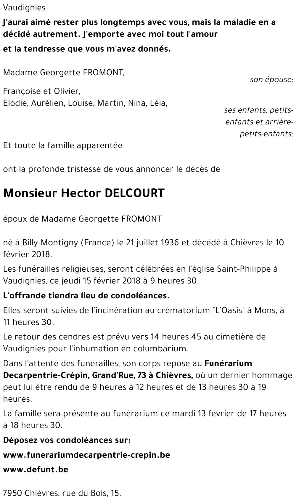 Hector DELCOURT