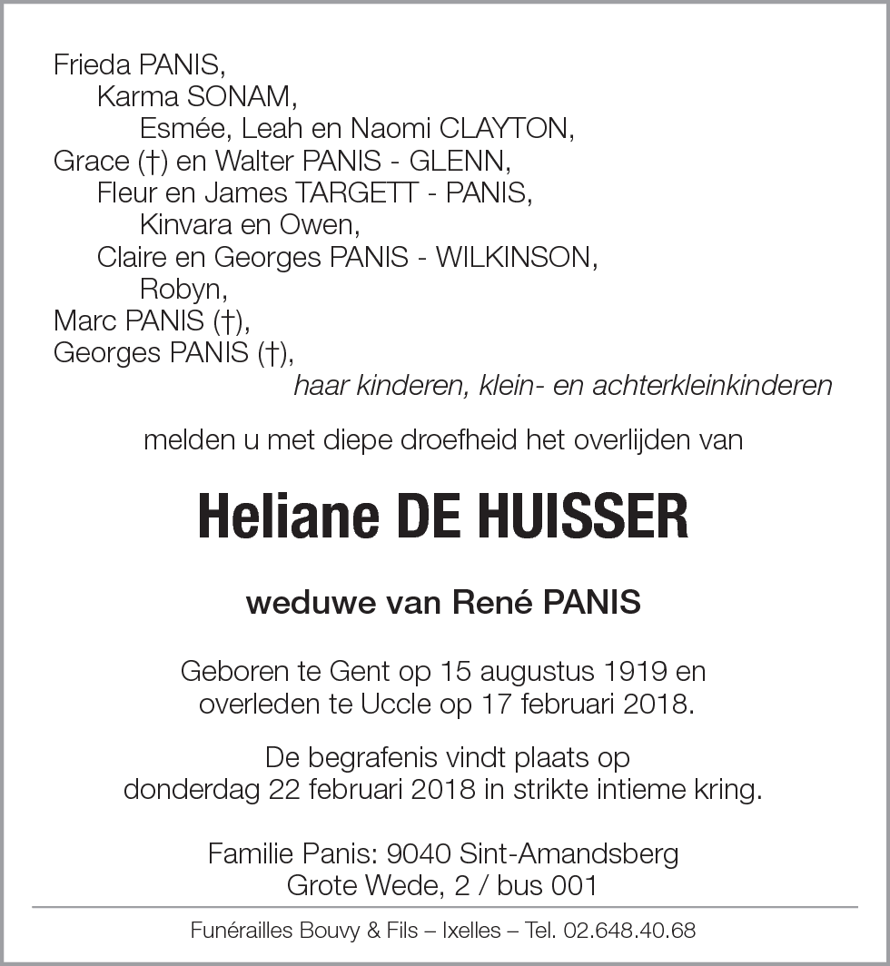 Heliane De Huissier
