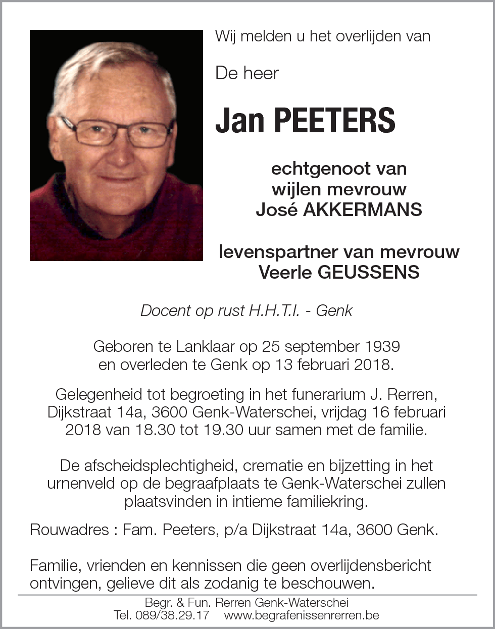 Jan PEETERS