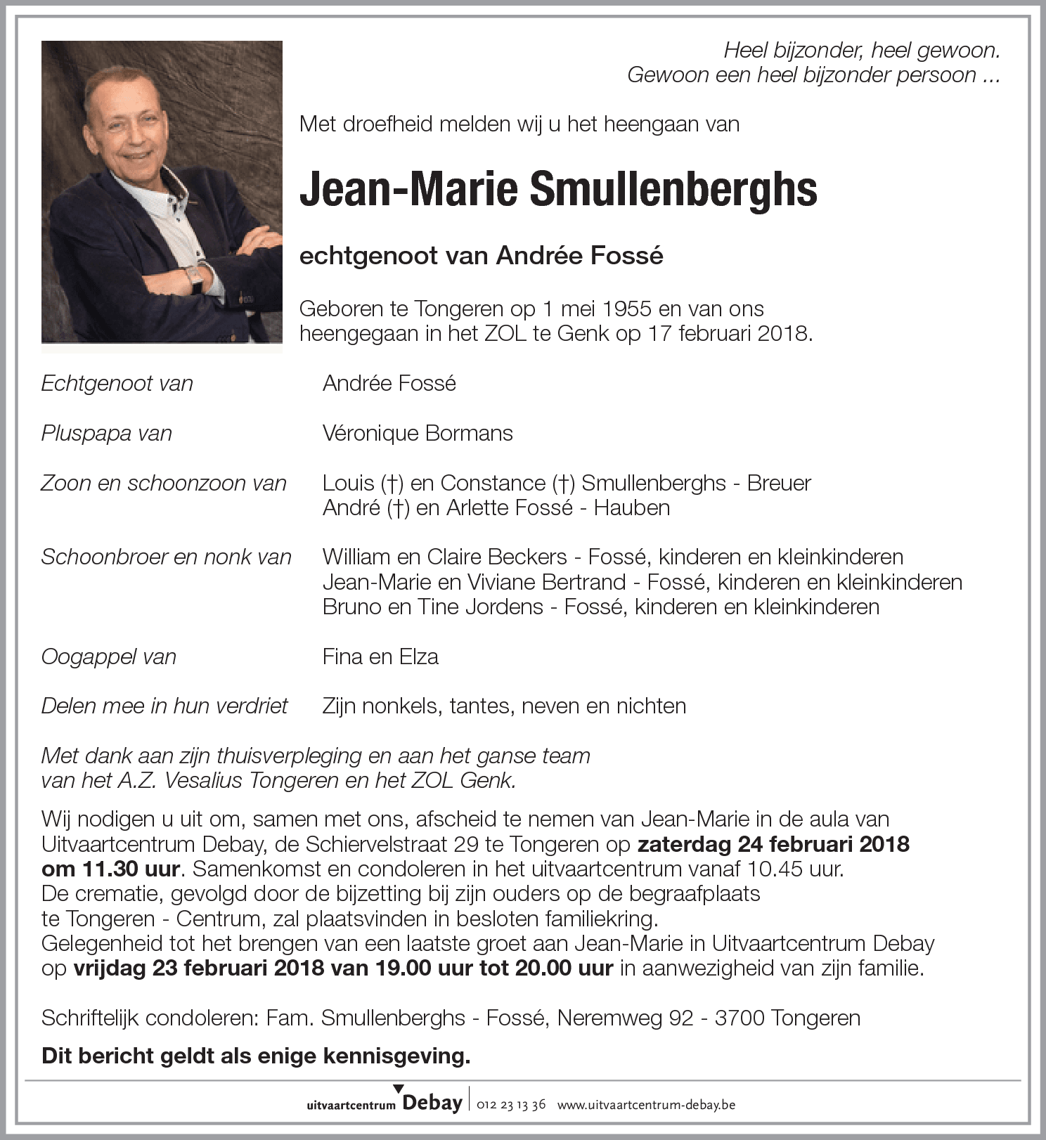 Jean-Marie Smullenberghs