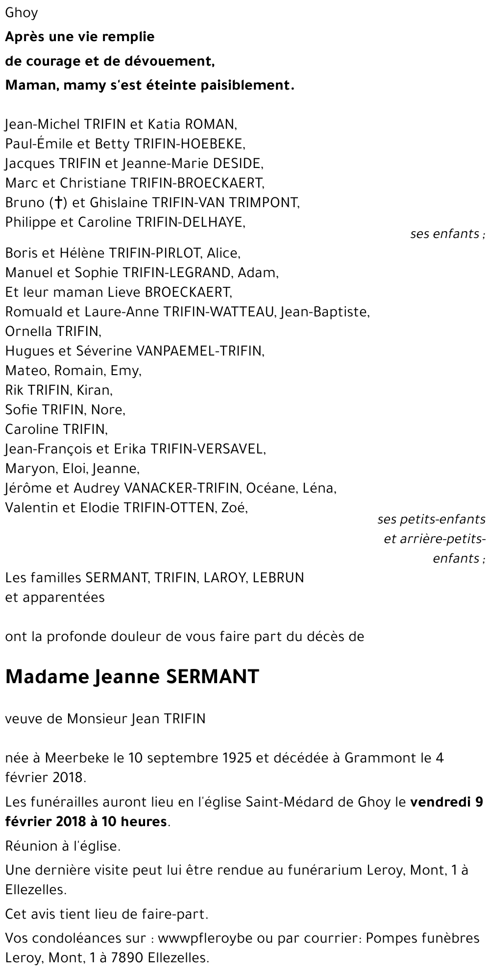 Jeanne Sermant