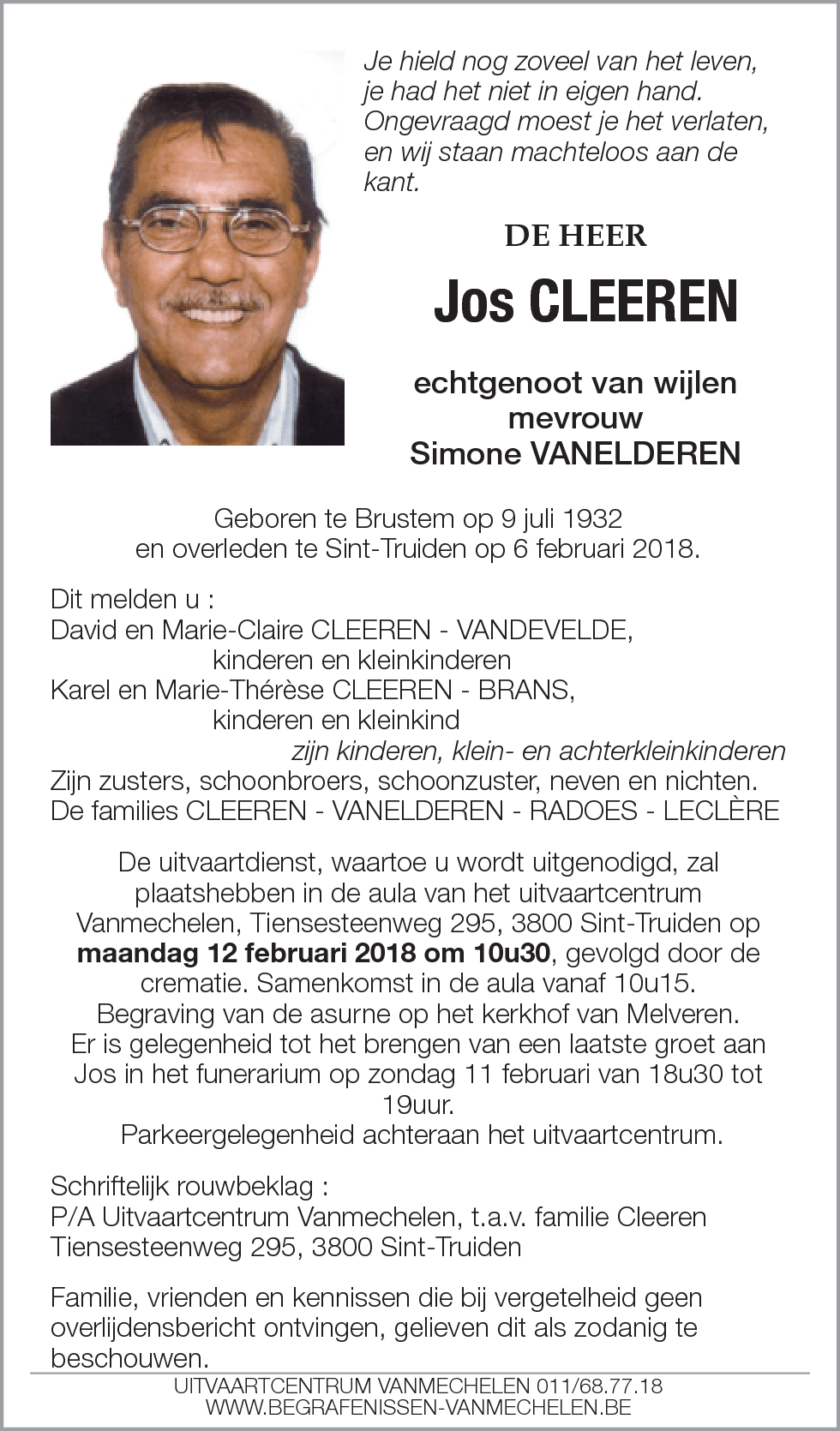 Jos Cleeren
