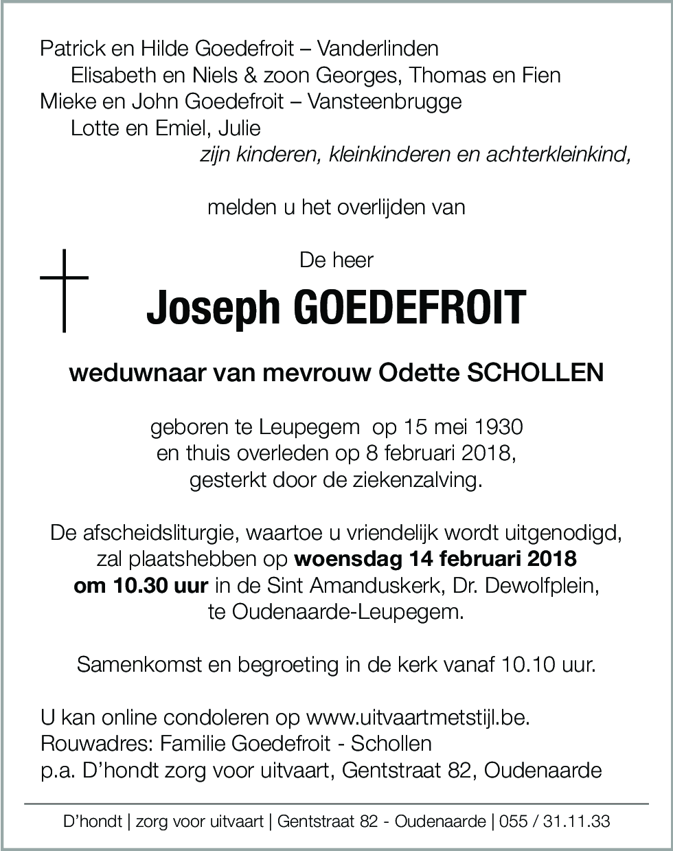 Joseph Goedefroit