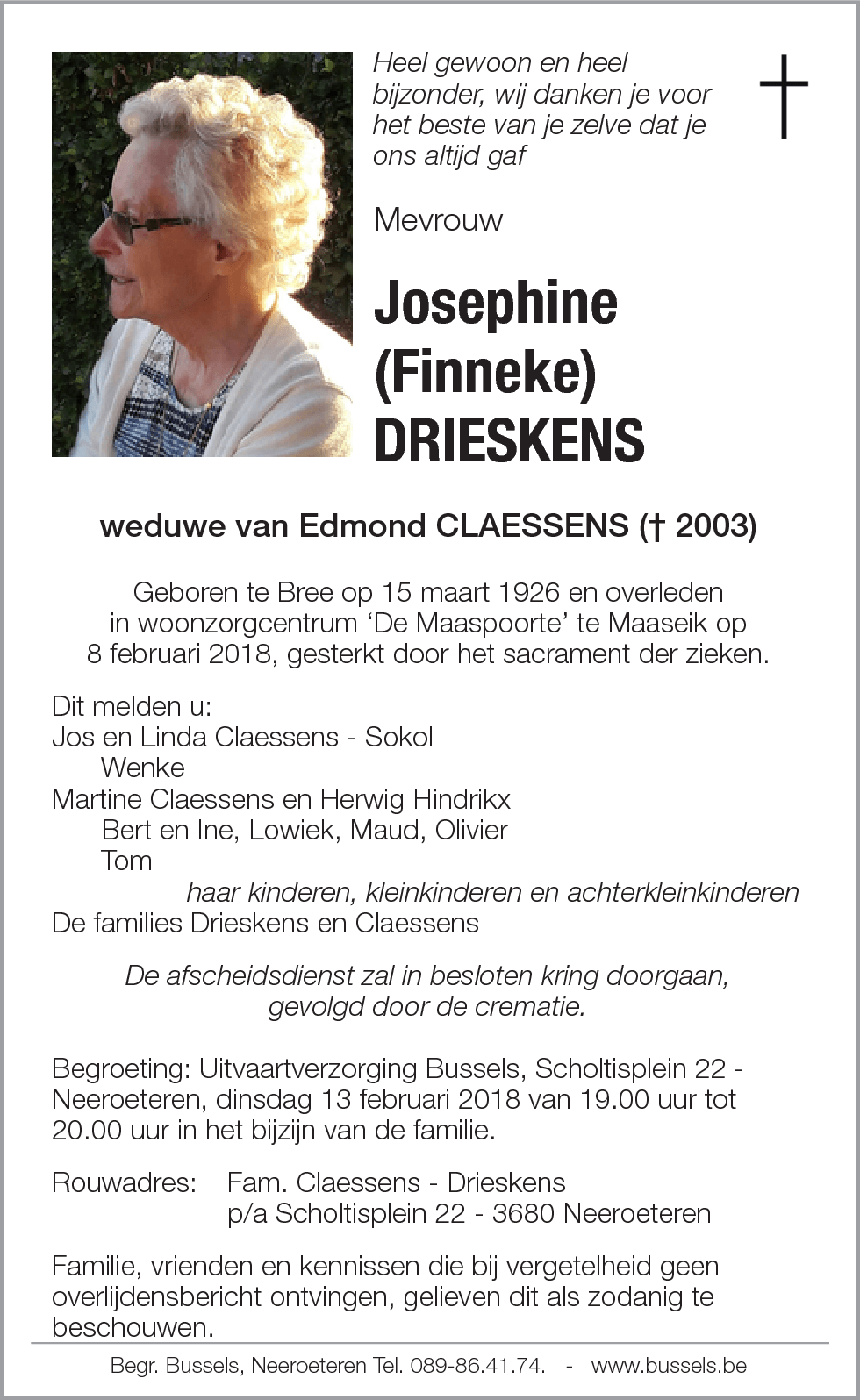 Josephine DRIESKENS