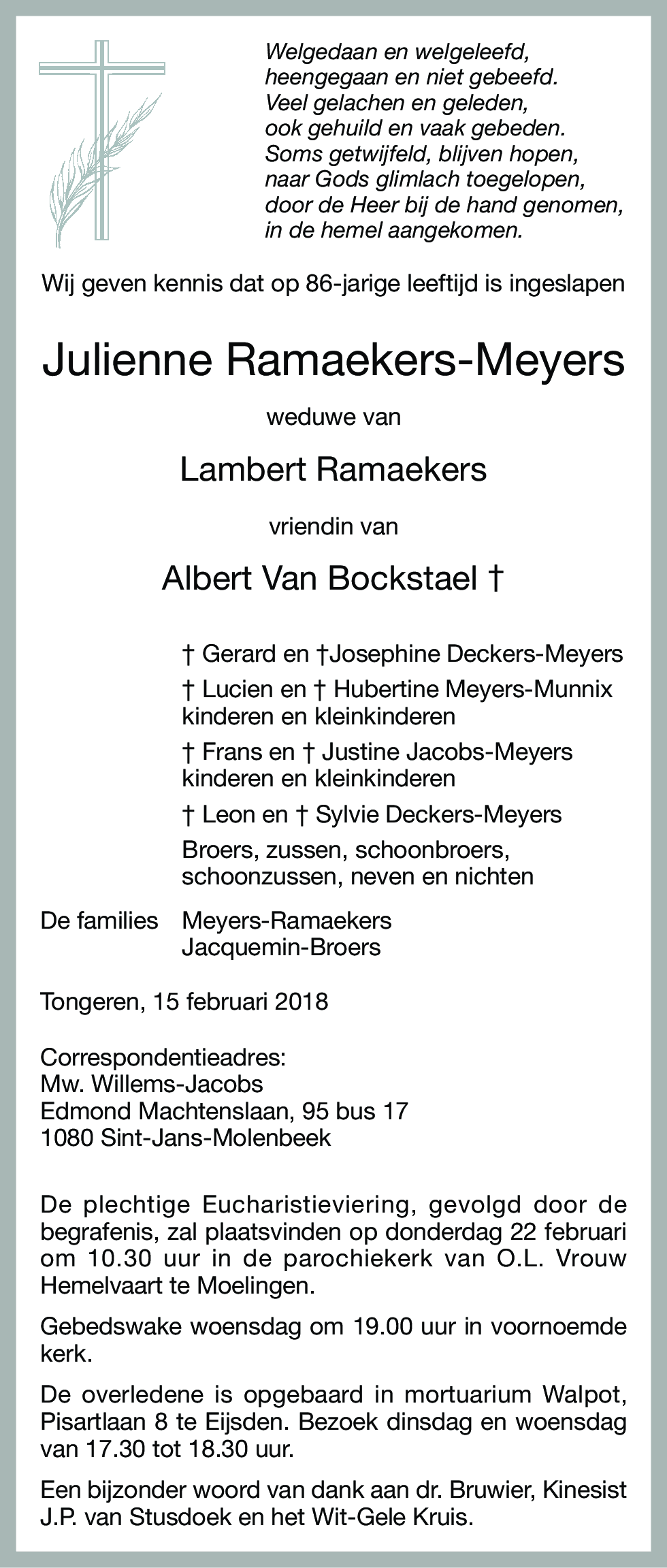 Julienne Ramaekers-Meyers