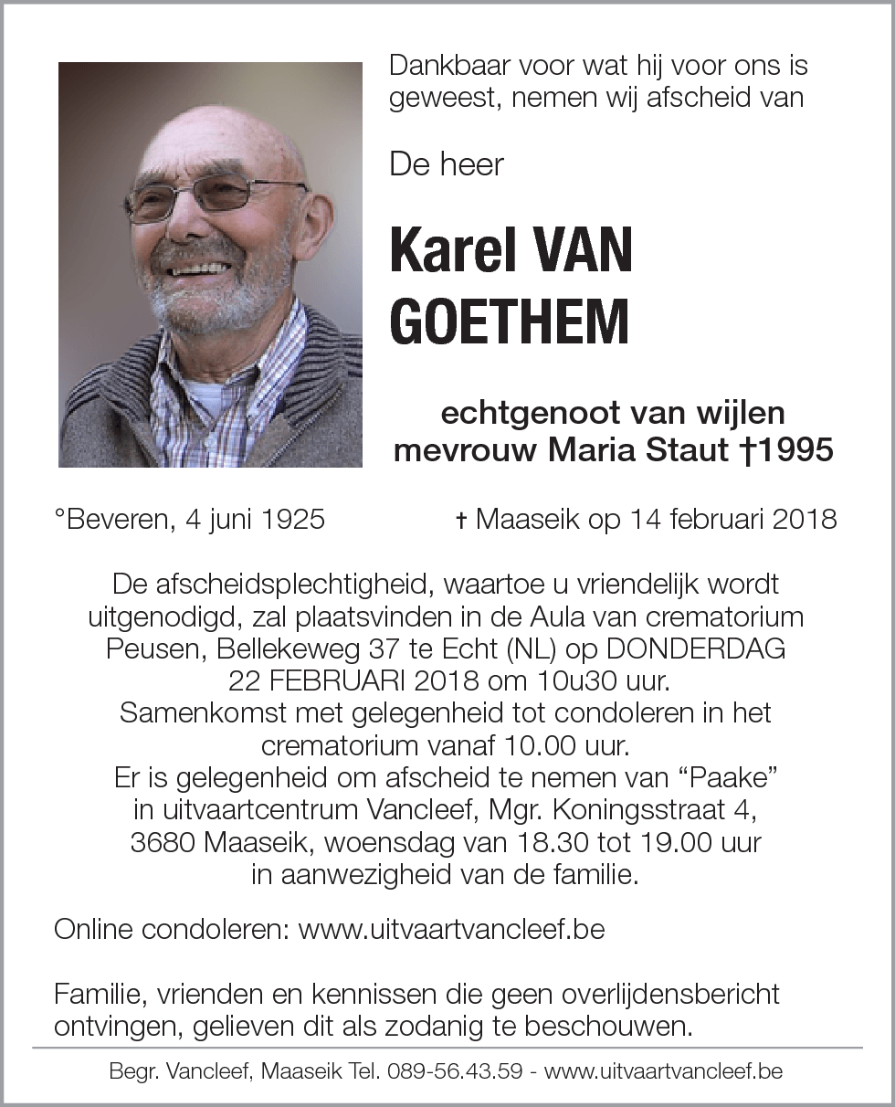 Karel Van Goethem