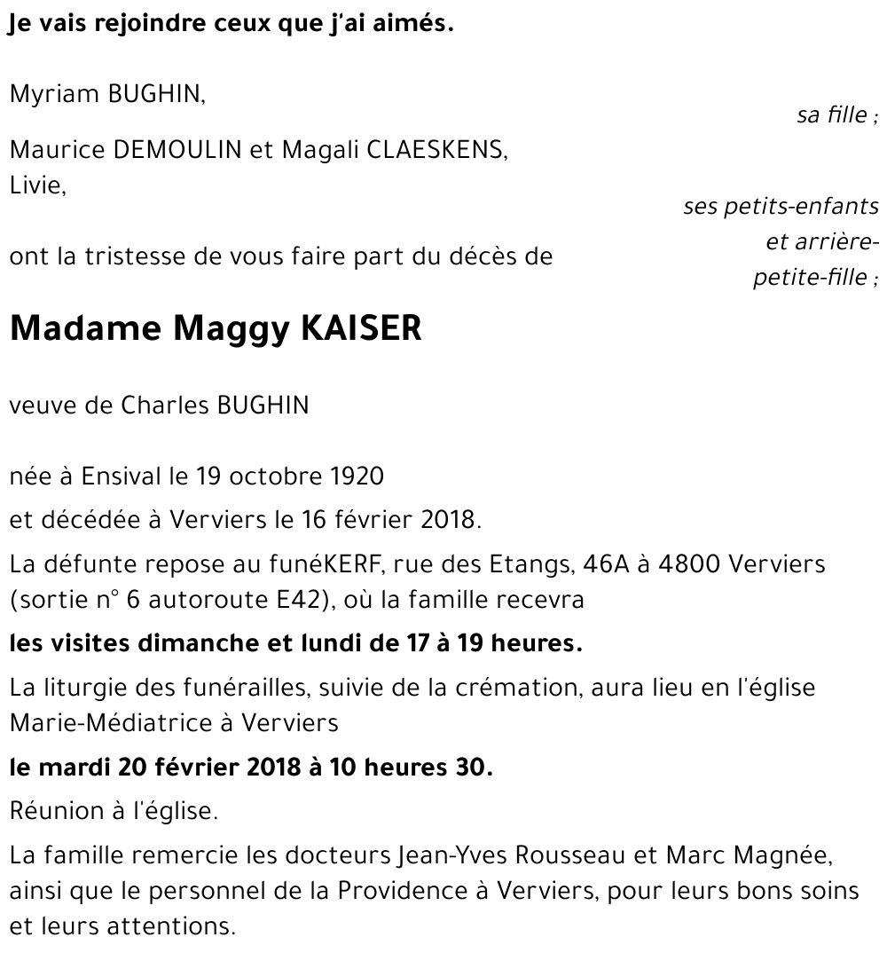 Maggy KAISER