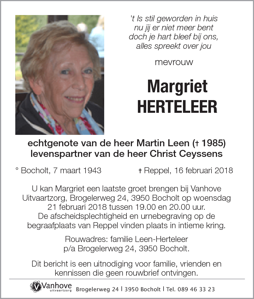 Margriet Herteleer