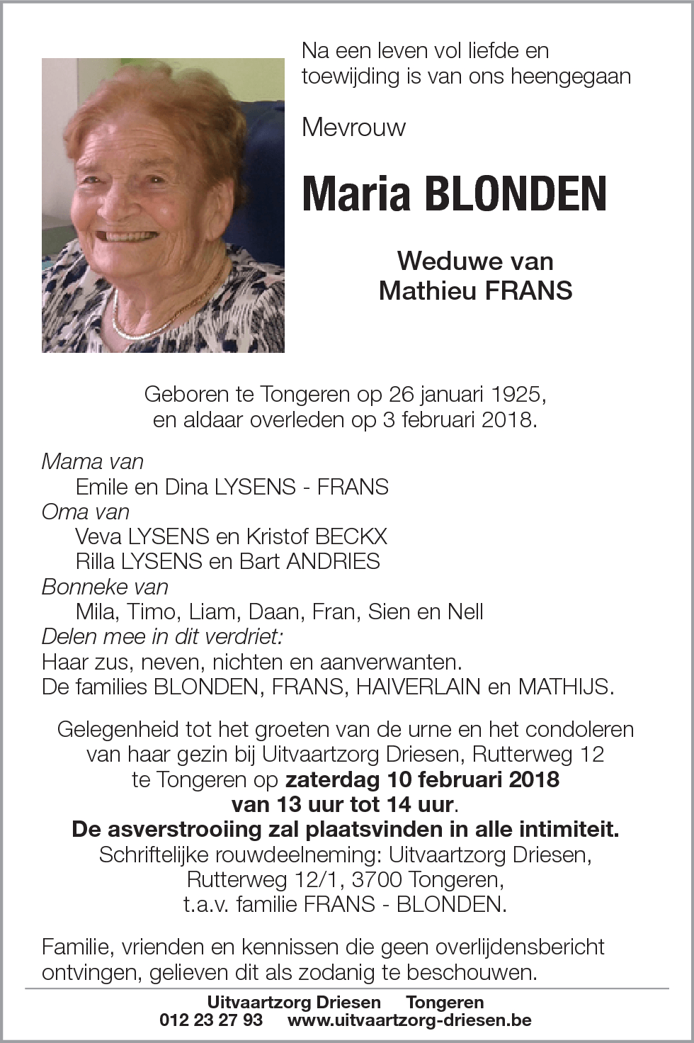 Maria Blonden