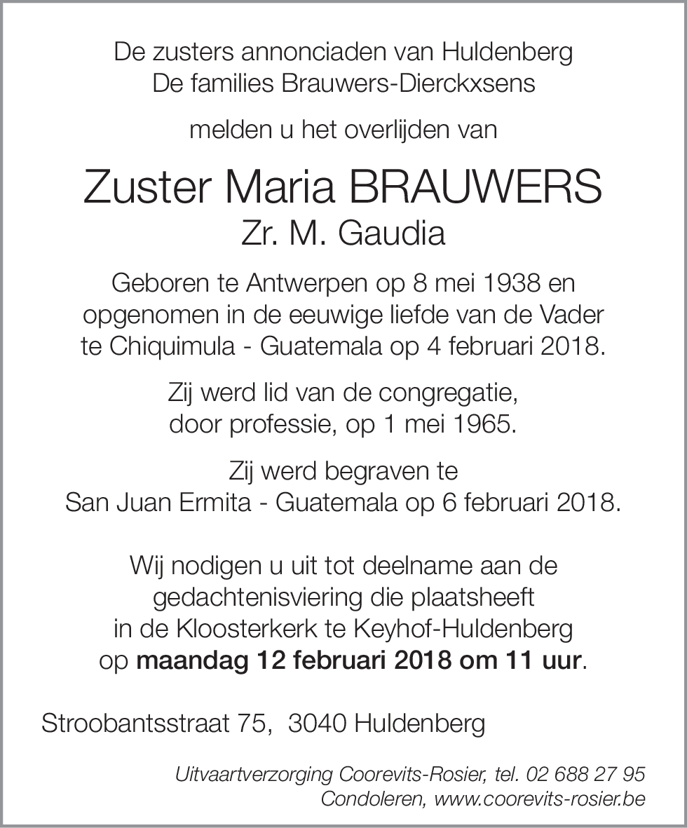 Maria Brauwers