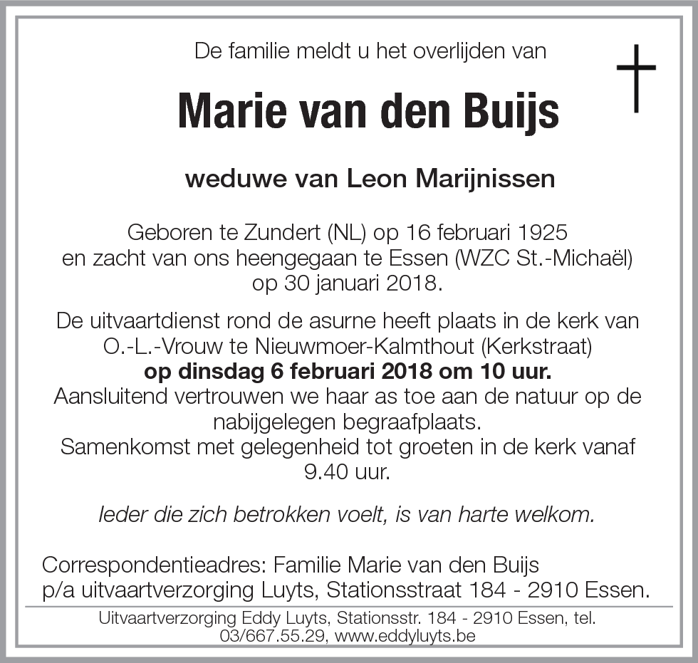 Maria Johanna van den Buijs