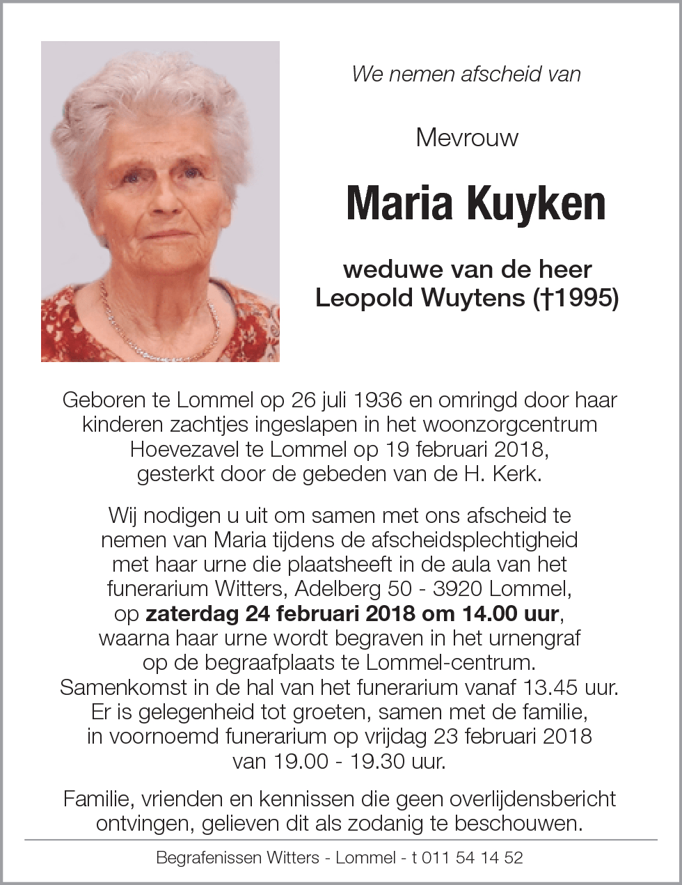 Maria Kuyken