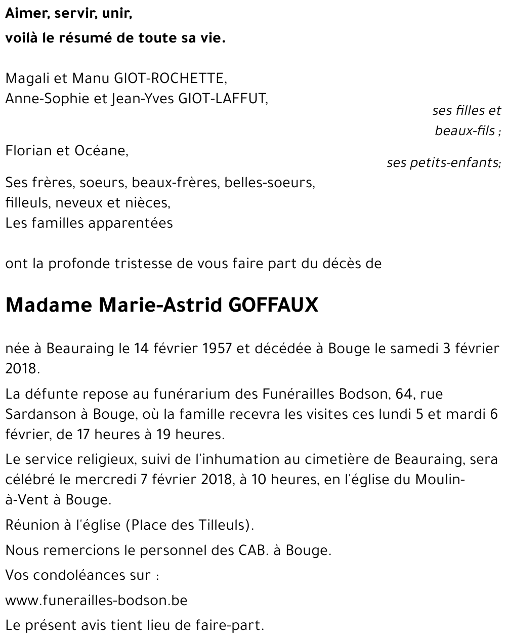 Marie-Astrid GOFFAUX