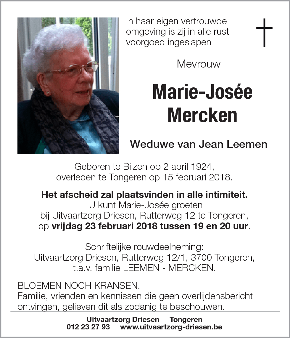 Marie-Josée Mercken