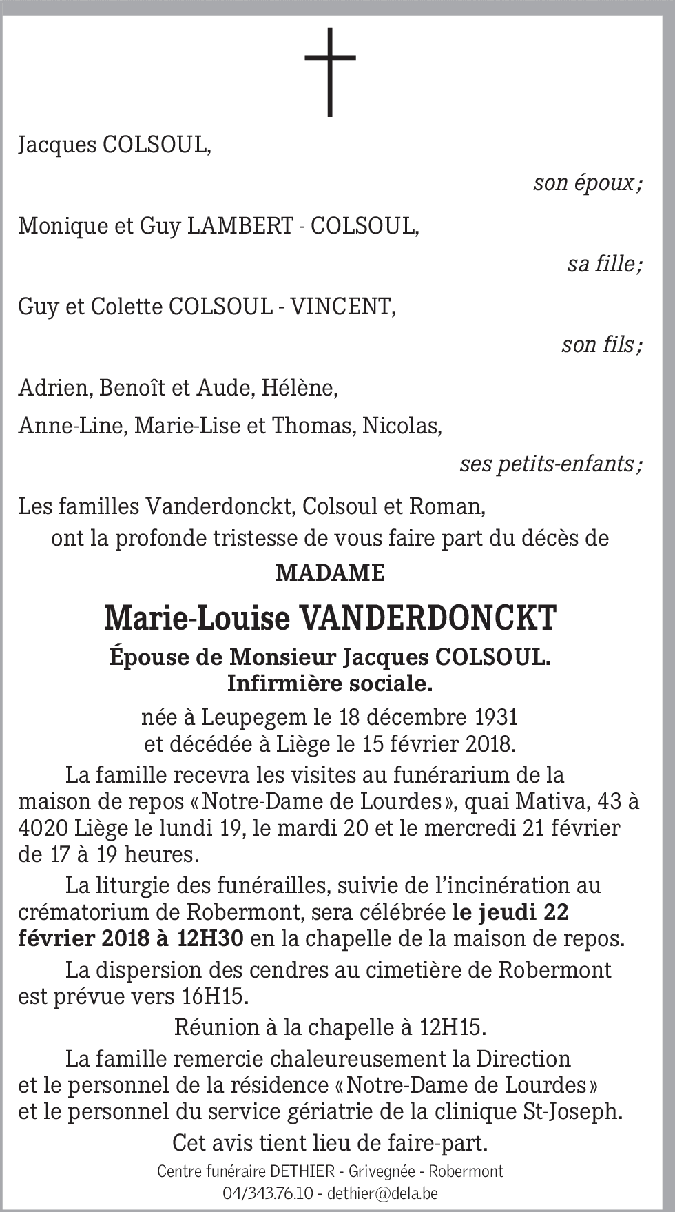 Marie-Louise Vanderdonckt