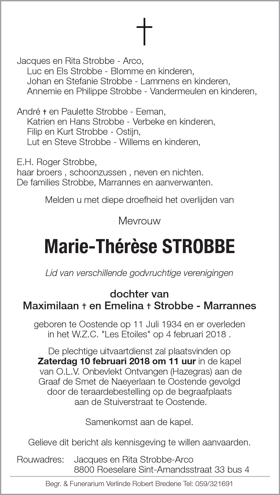 Marie-Thérèse Strobbe