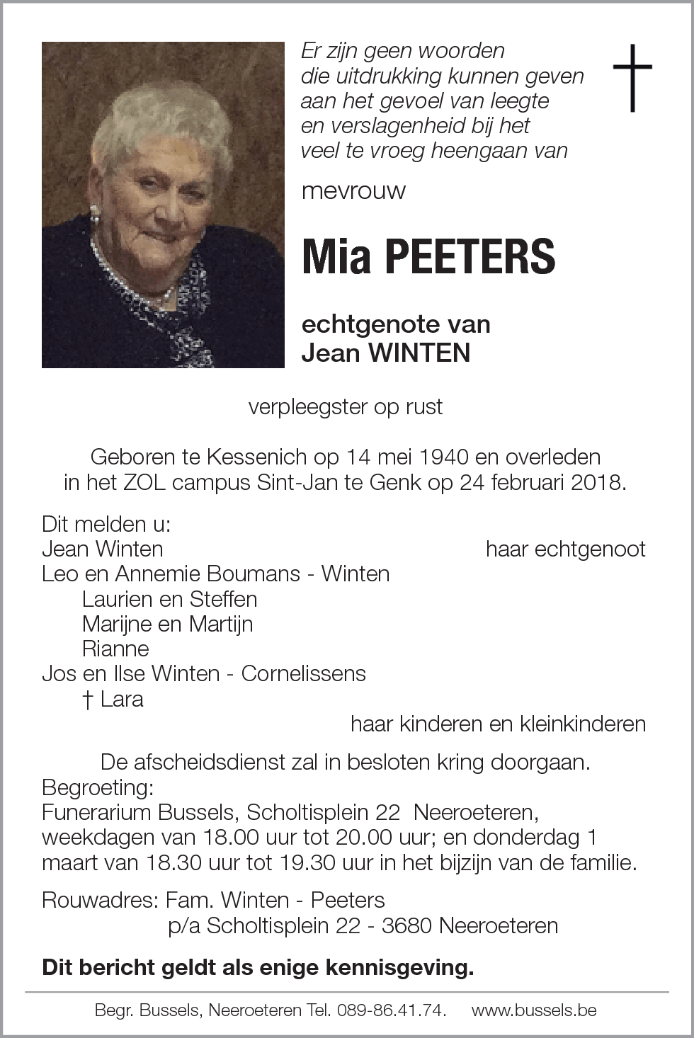 Mia Peeters
