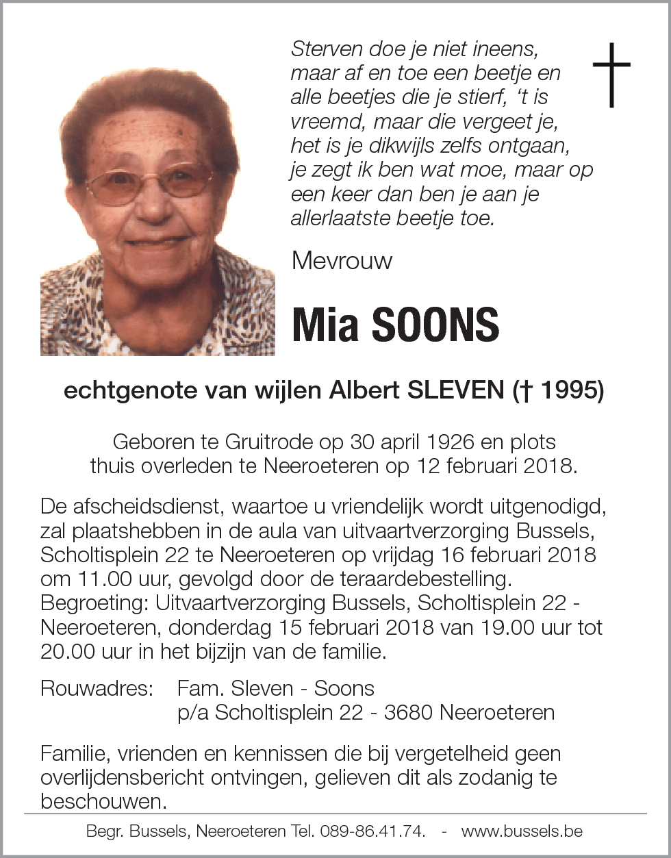 Mia SOONS