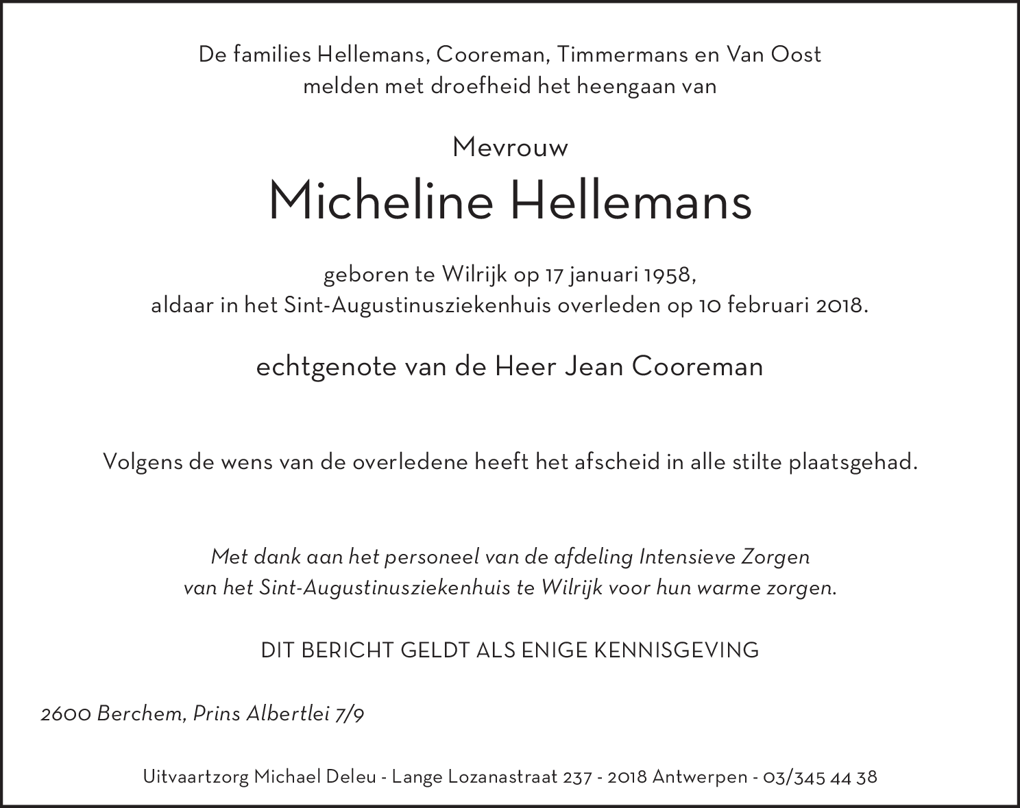Micheline Hellemans
