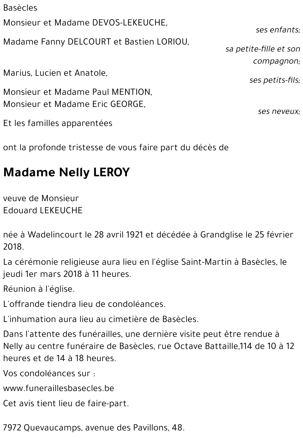 Nelly LEROY