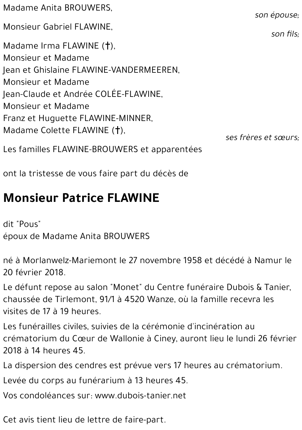 Patrice FLAWINE
