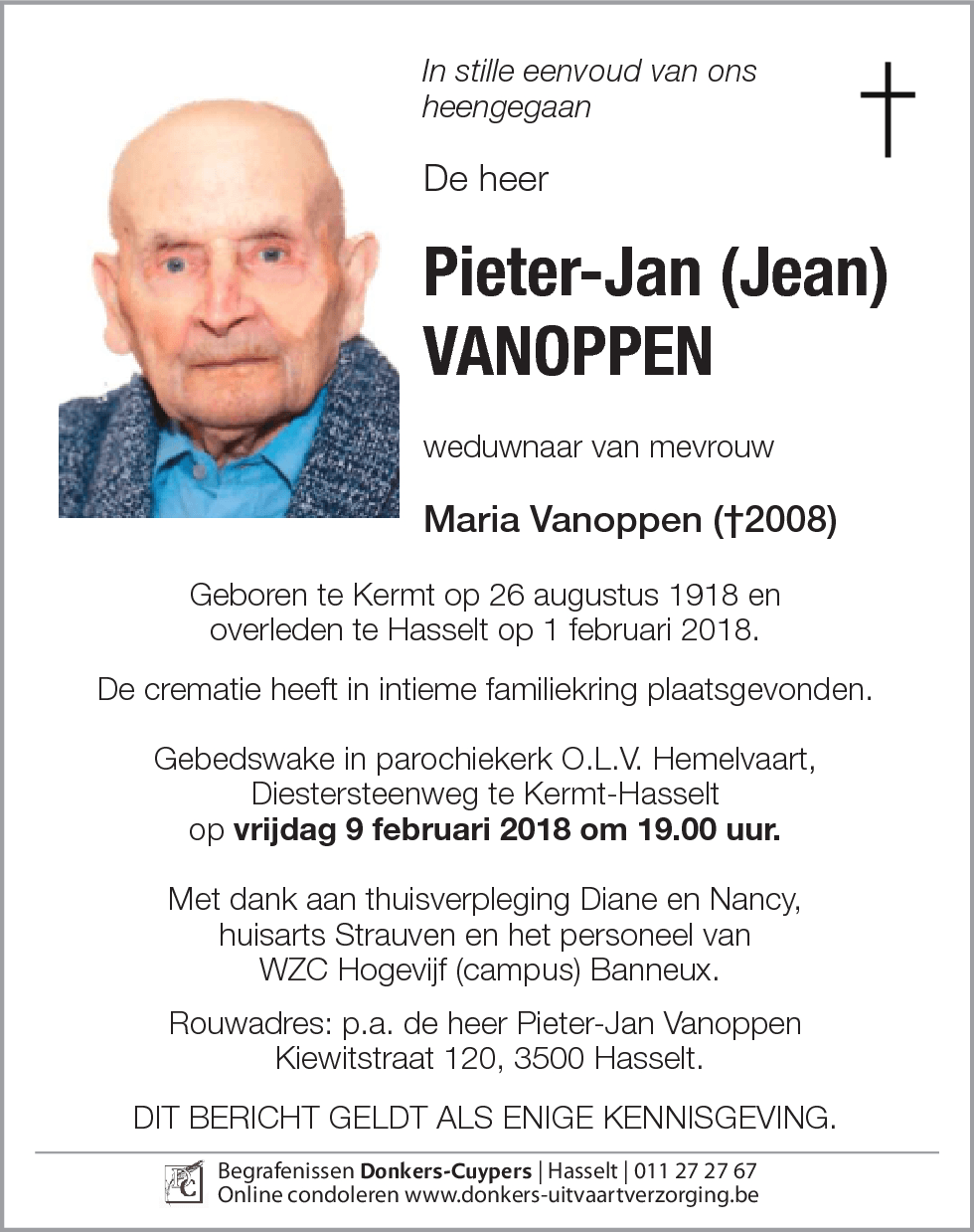Pieter-Jan (Jean) Vanoppen