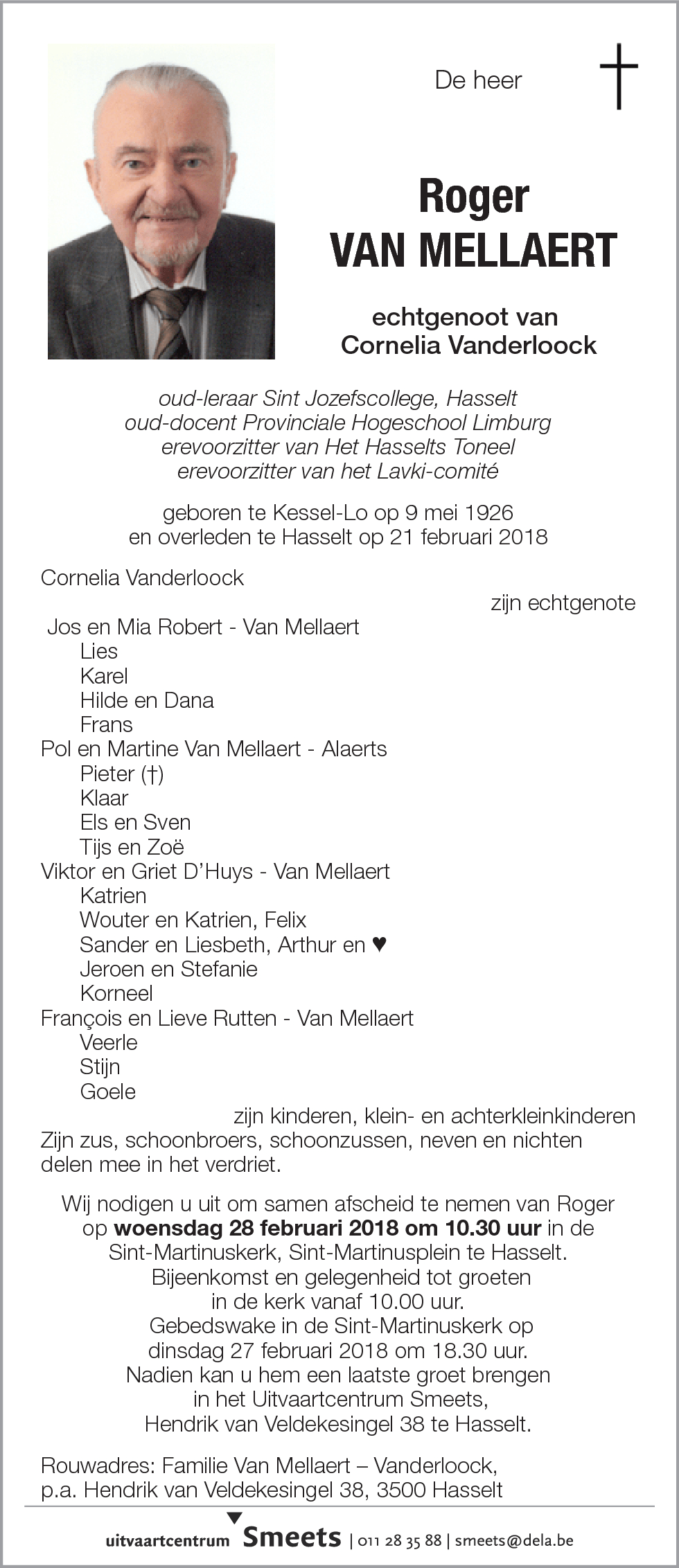 Roger Van Mellaert
