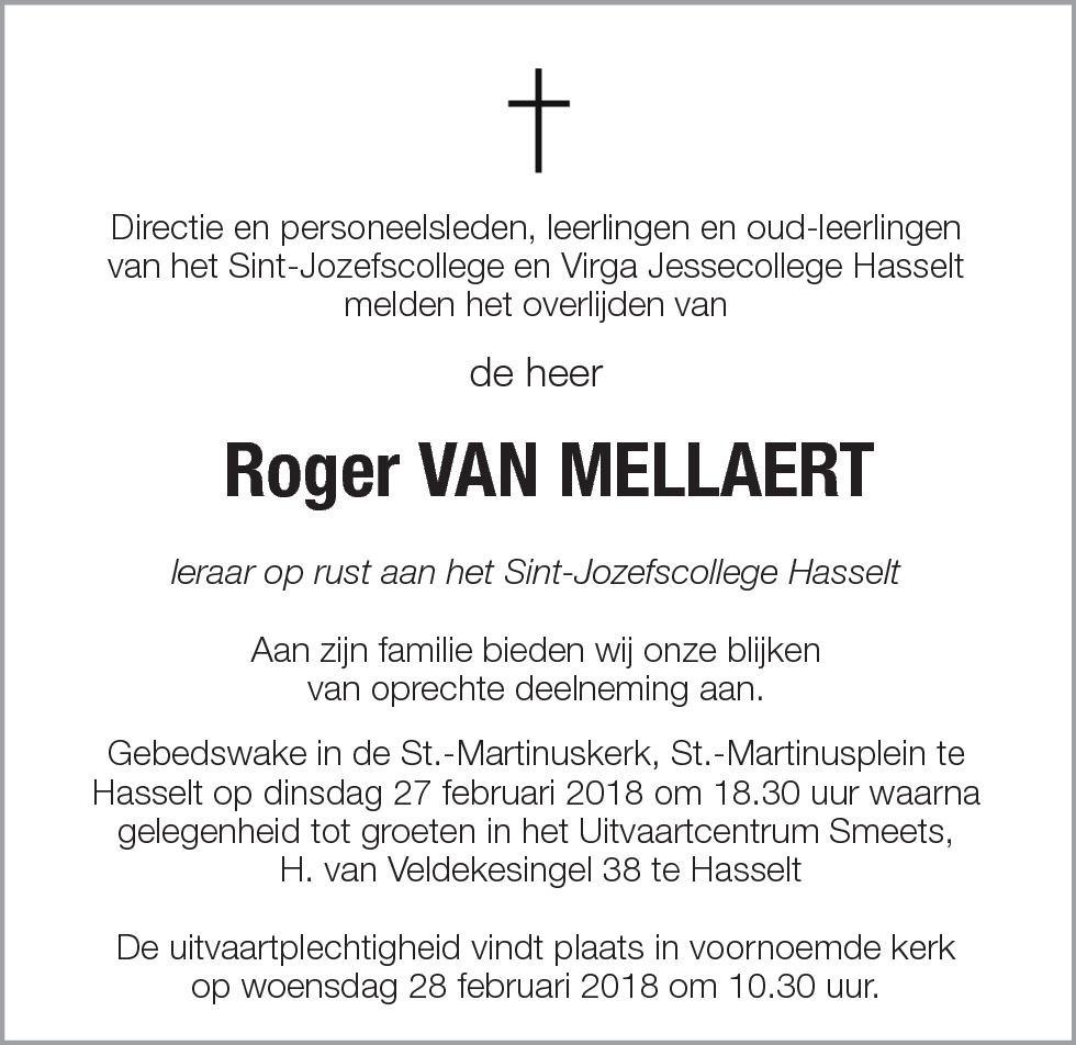 Roger Van Mellaert