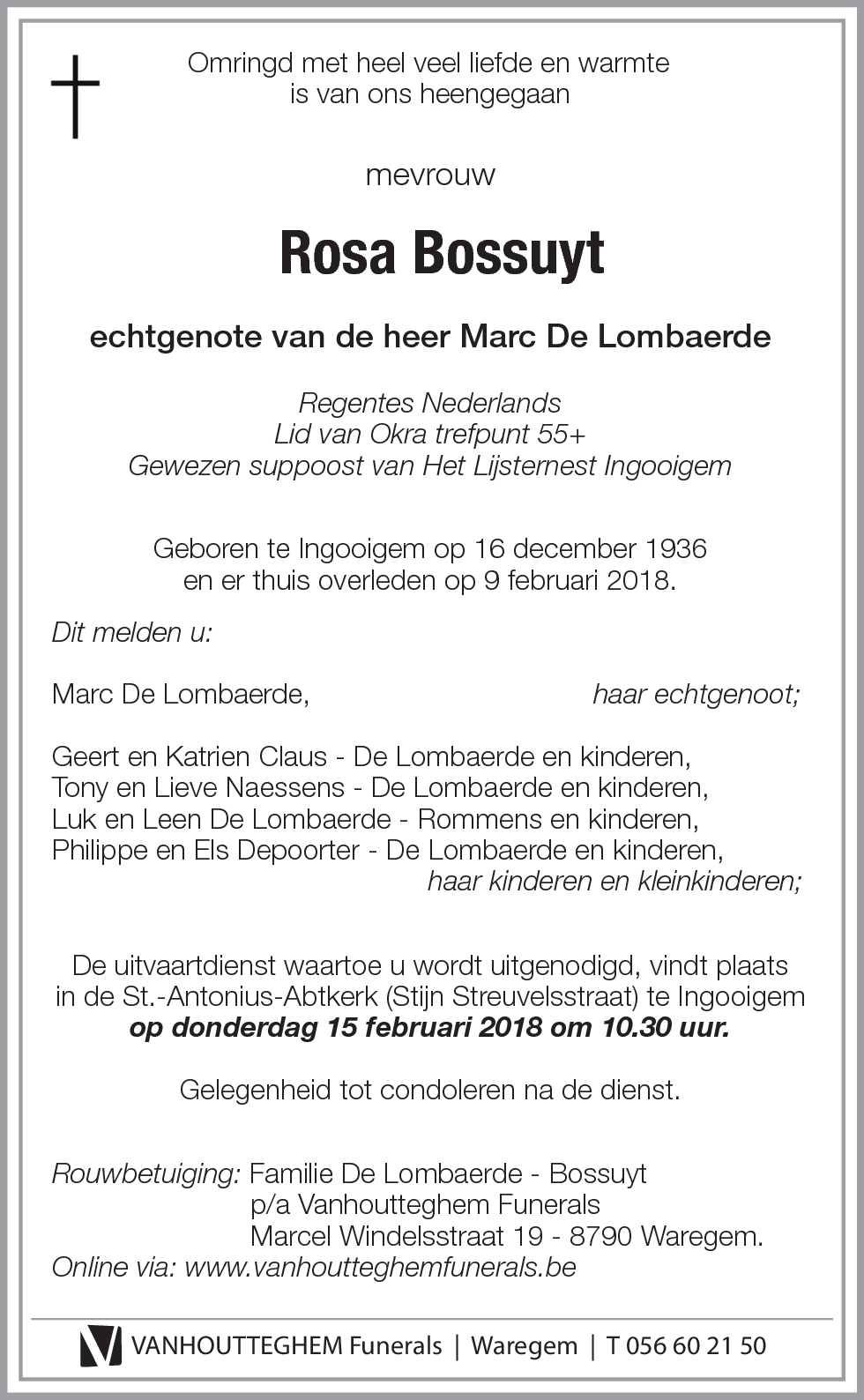 Rosa BOSSUYT