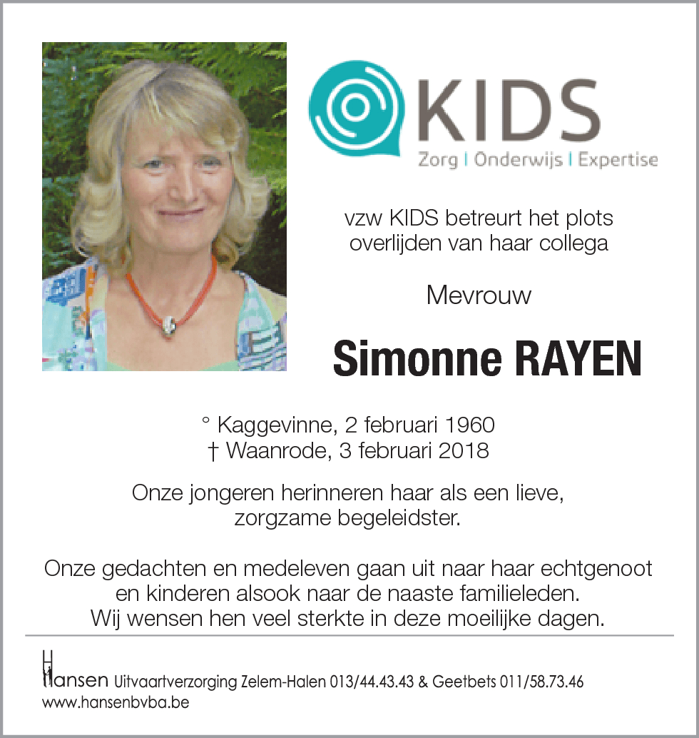 Simonne RAYEN