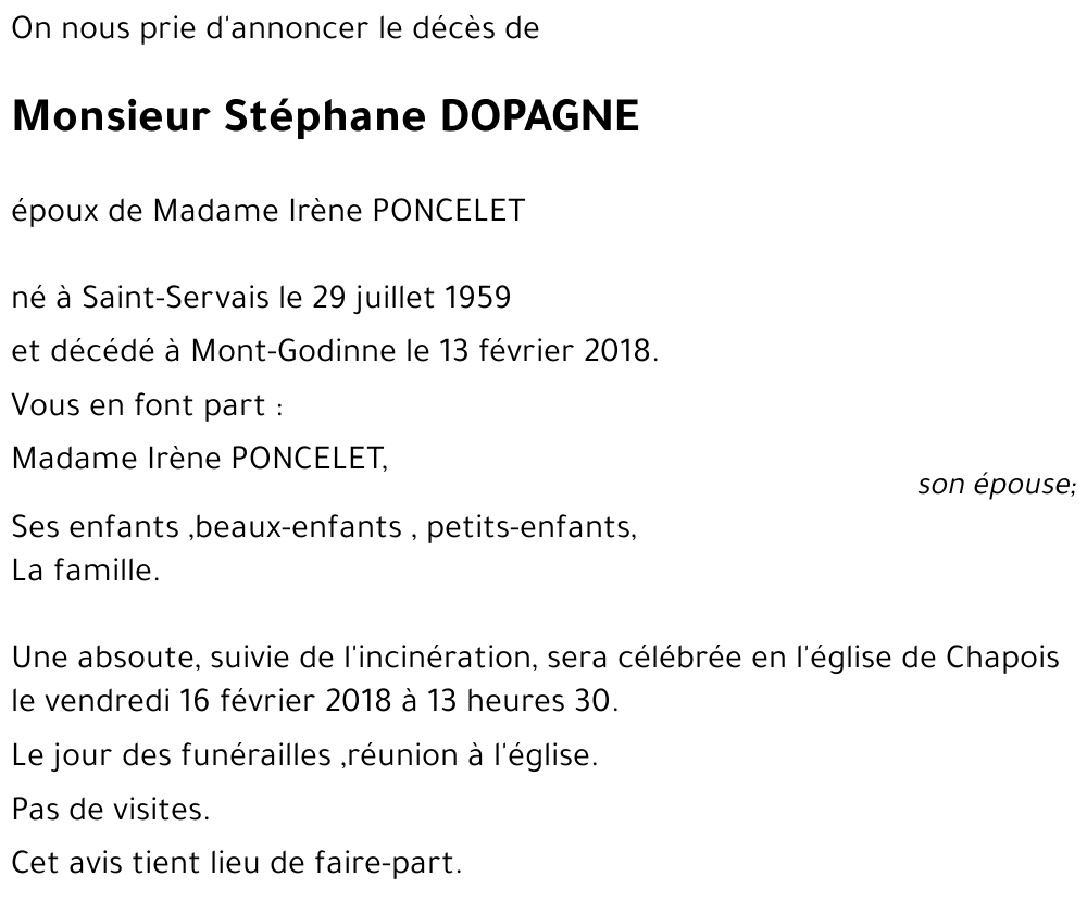 Stéphane DOPAGNE