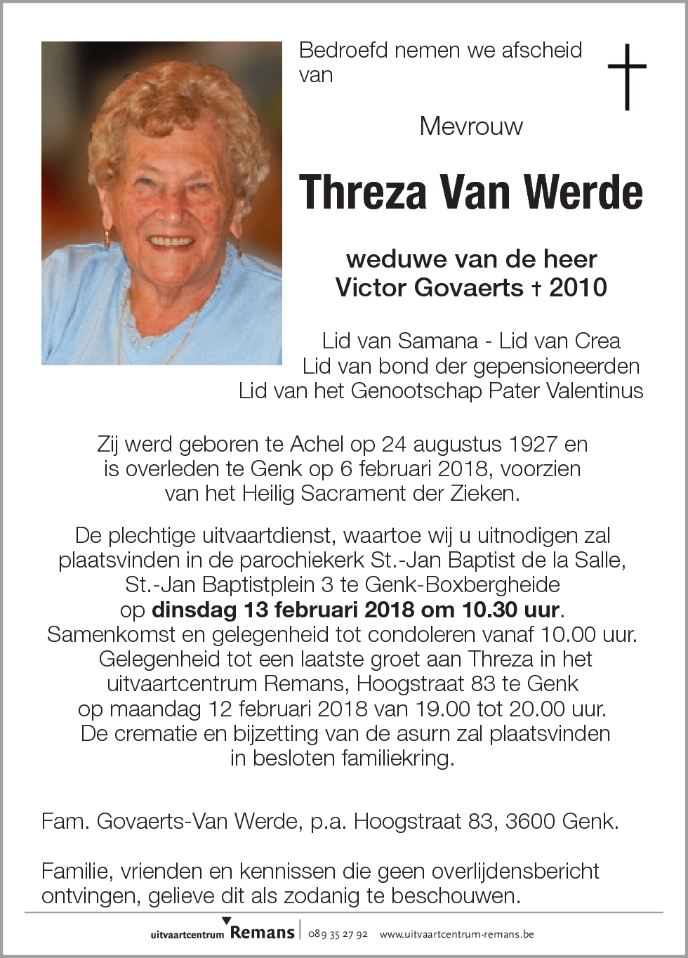 Threza Van Werde