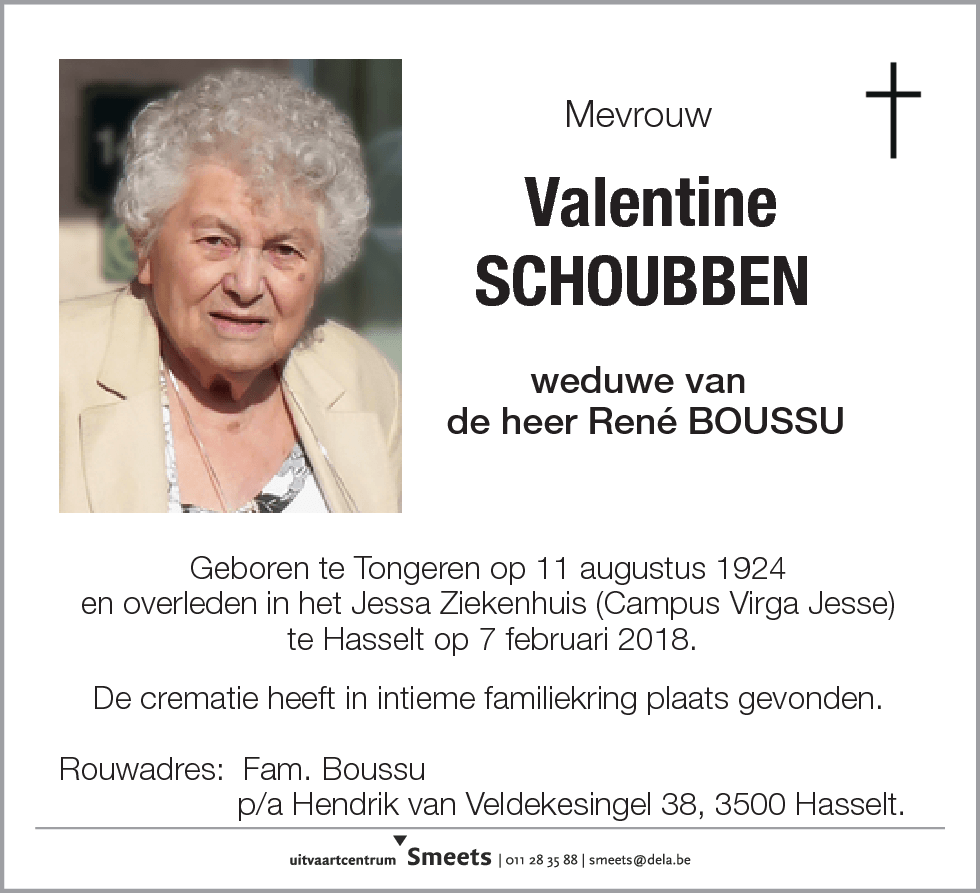 Valentine Schoubben