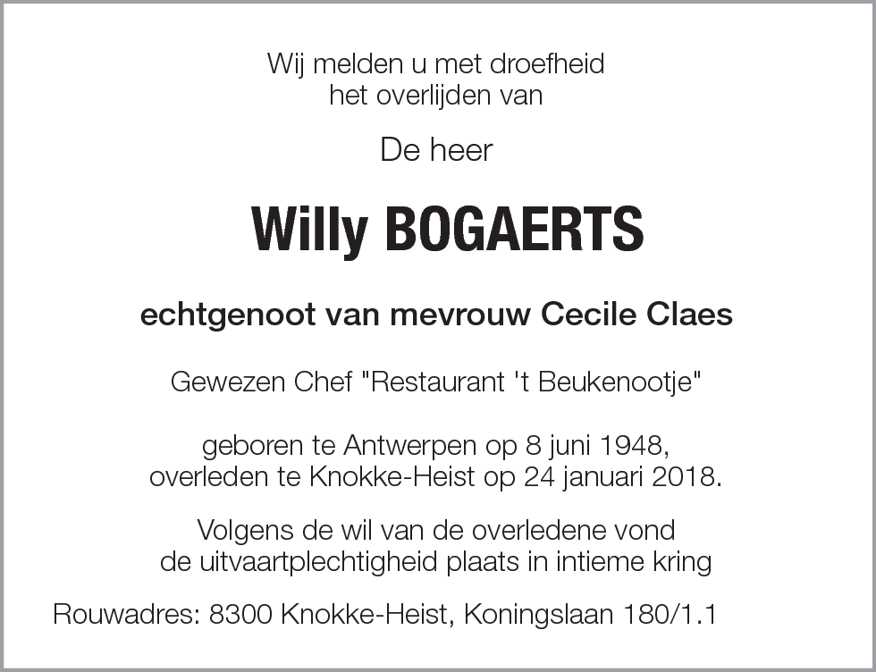 Willy Bogaerts