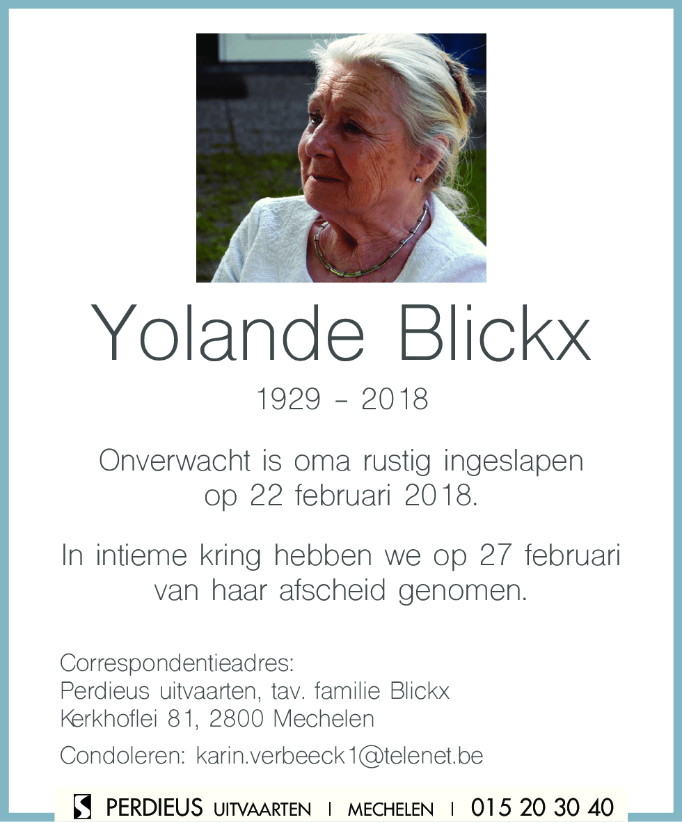 Yolande Blickx