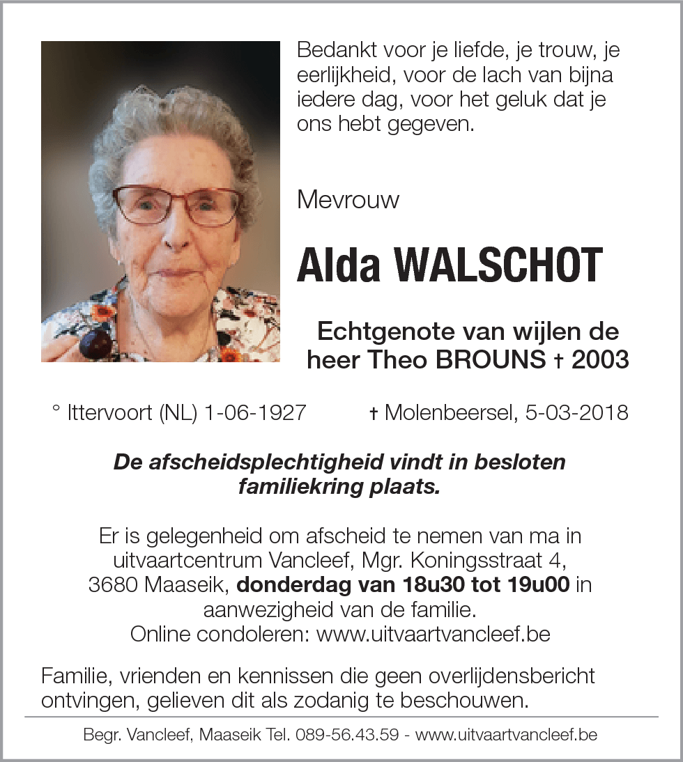 Alda Walschot