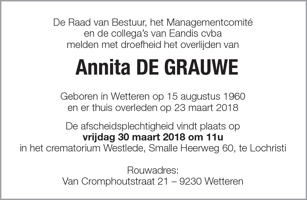 Annita De Grauwe