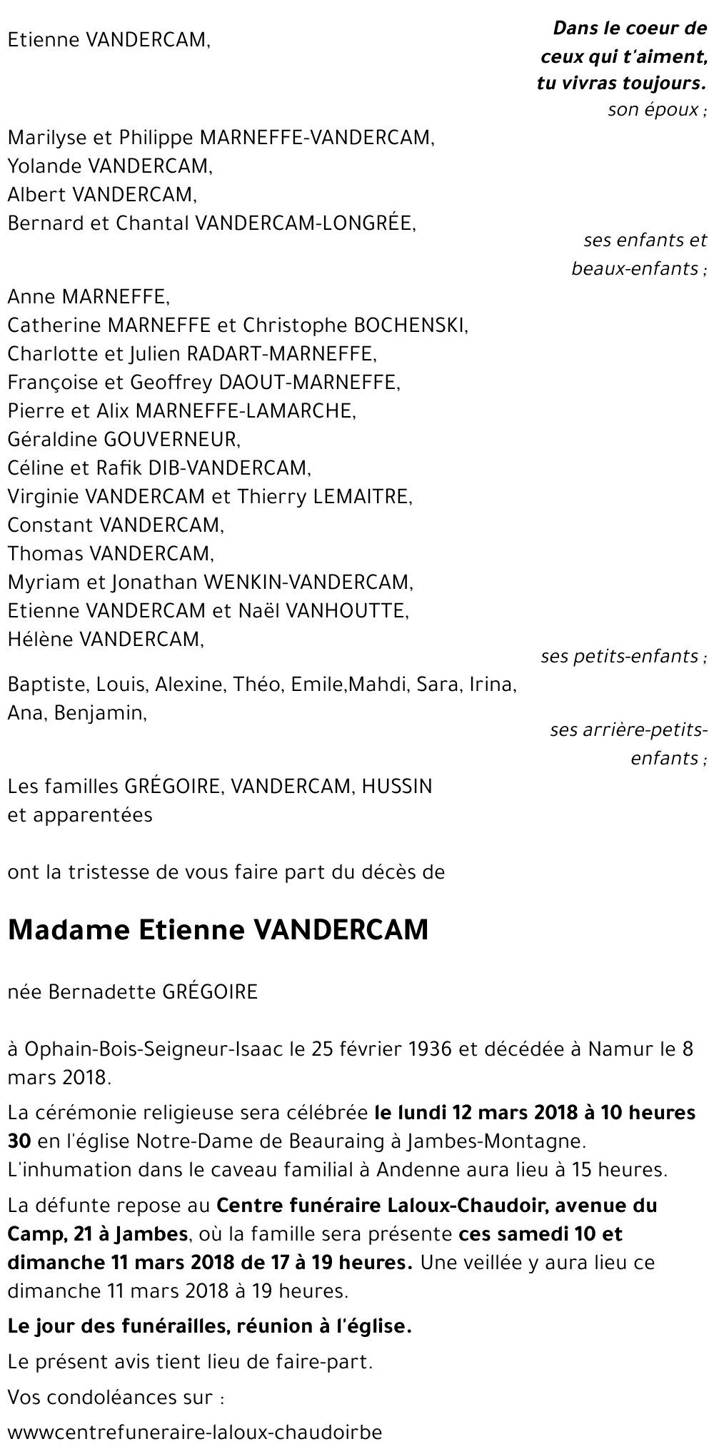 Bernadette GREGOIRE