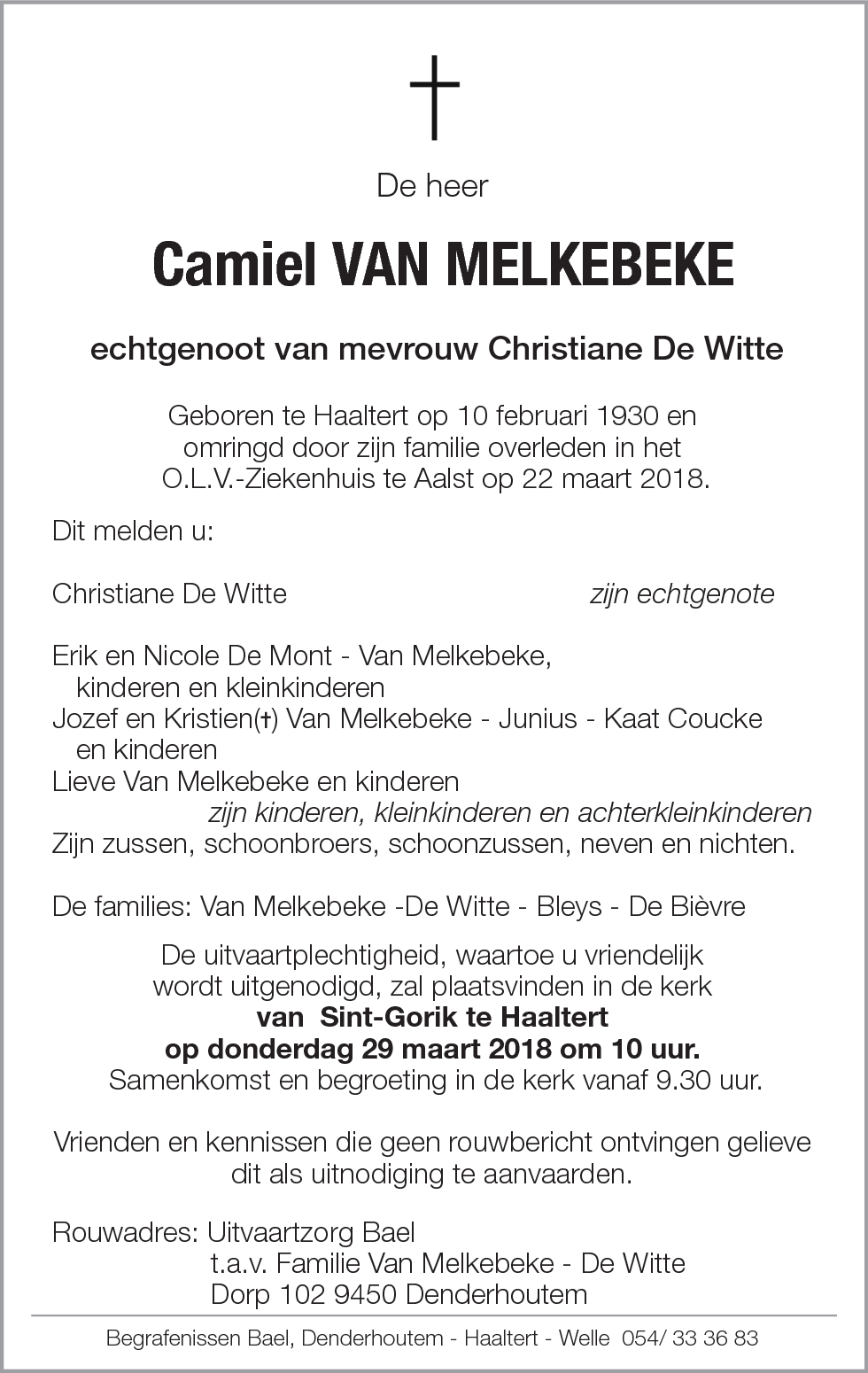 Camiel Van Melkebeke