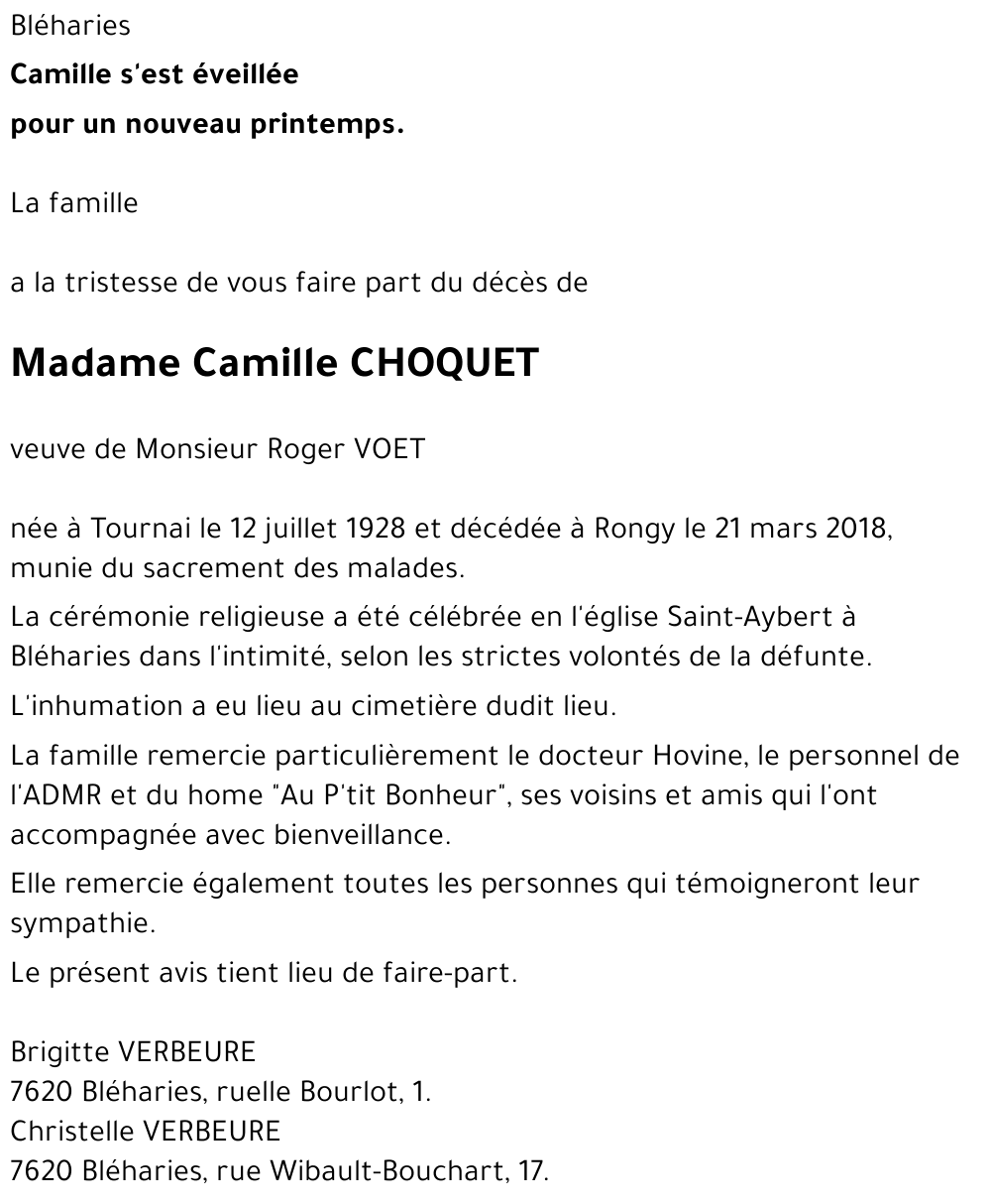 Camille CHOQUET