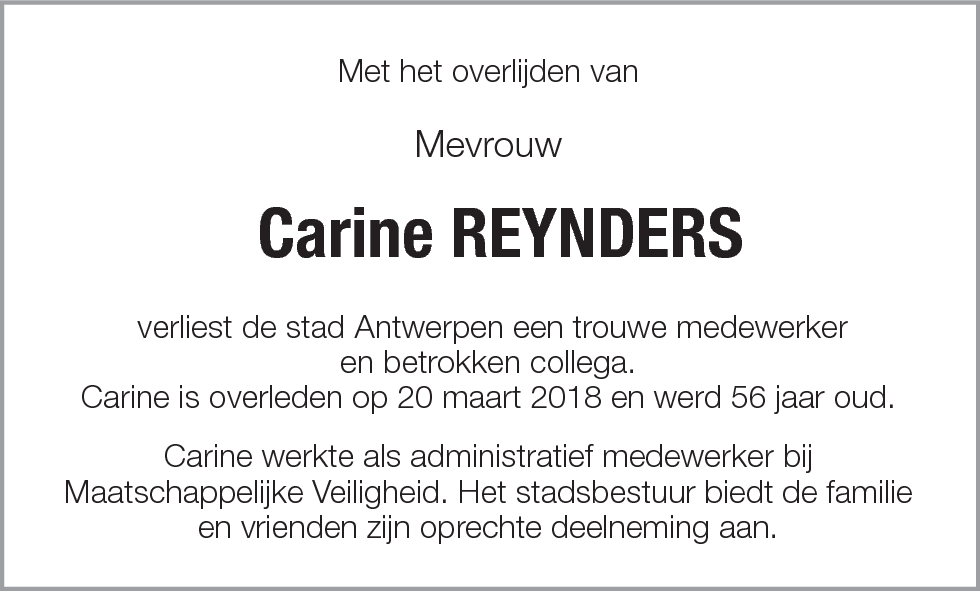 Carine Reynders
