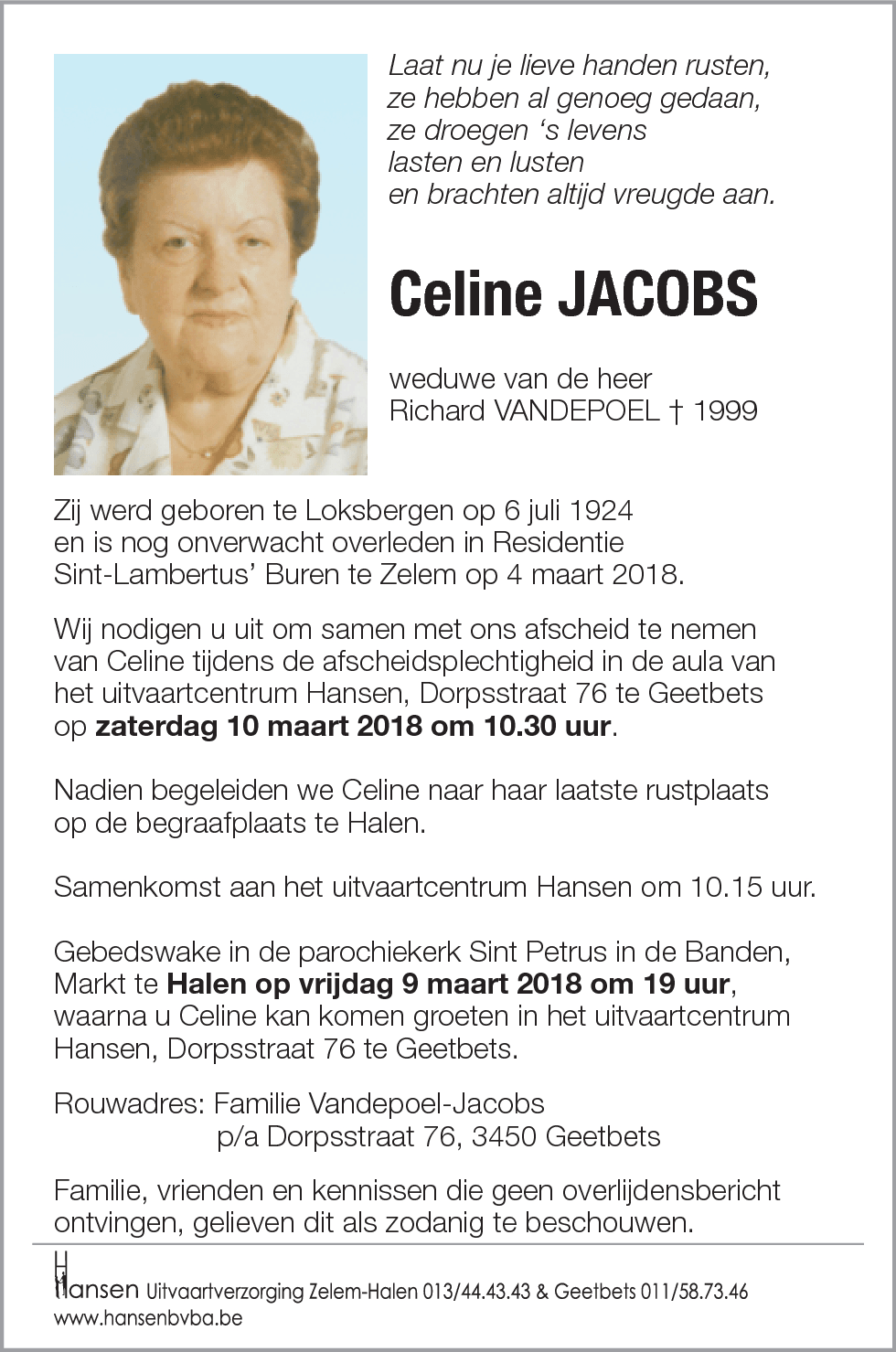 Celine JACOBS