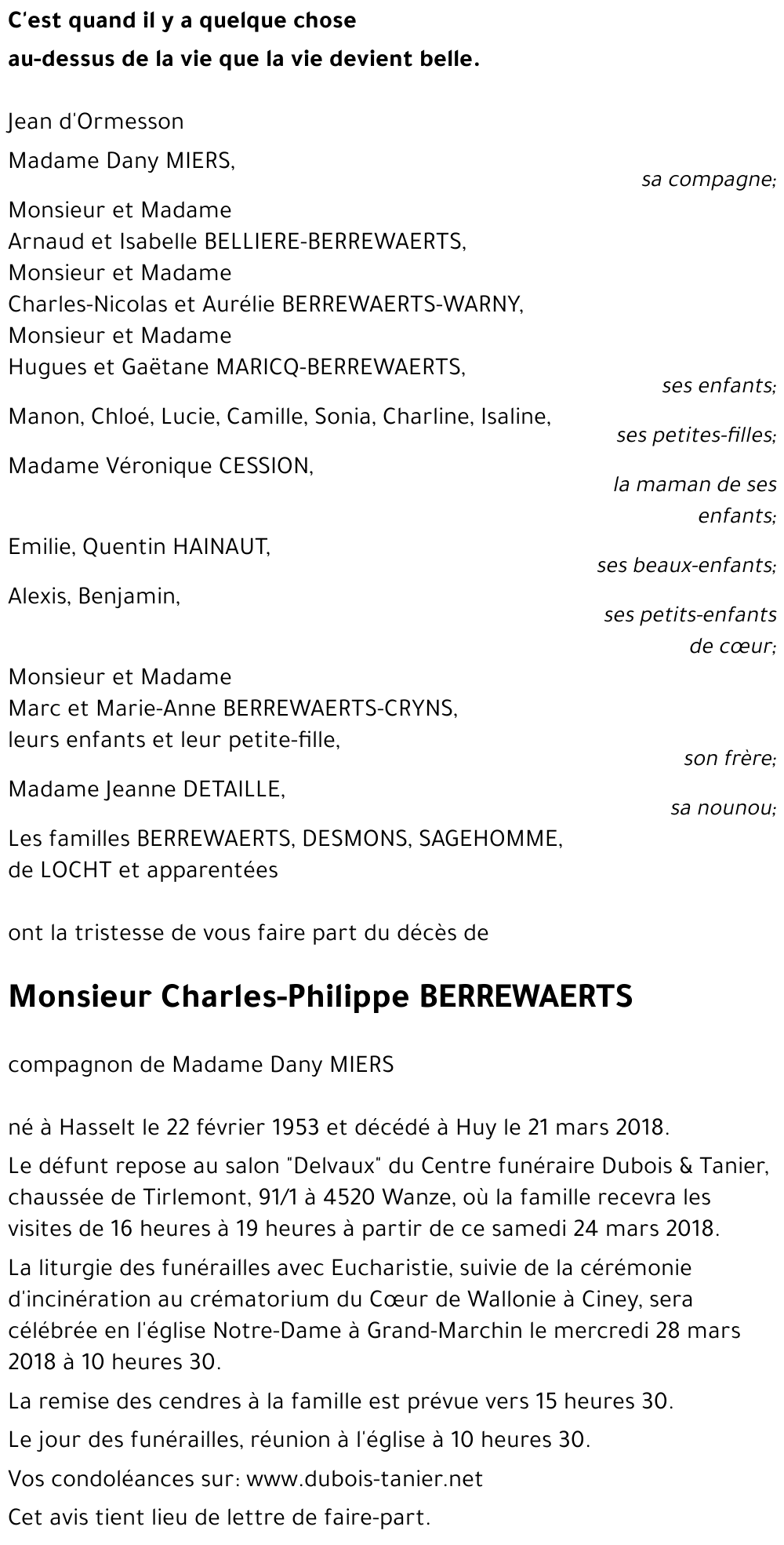 Charles-Philippe BERREWAERTS