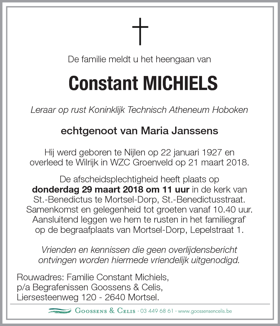 Constant Michiels