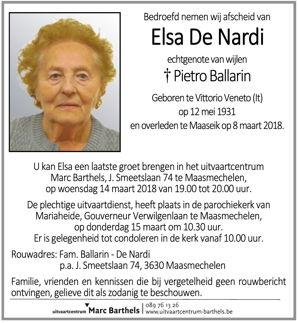 Elsa De Nardi