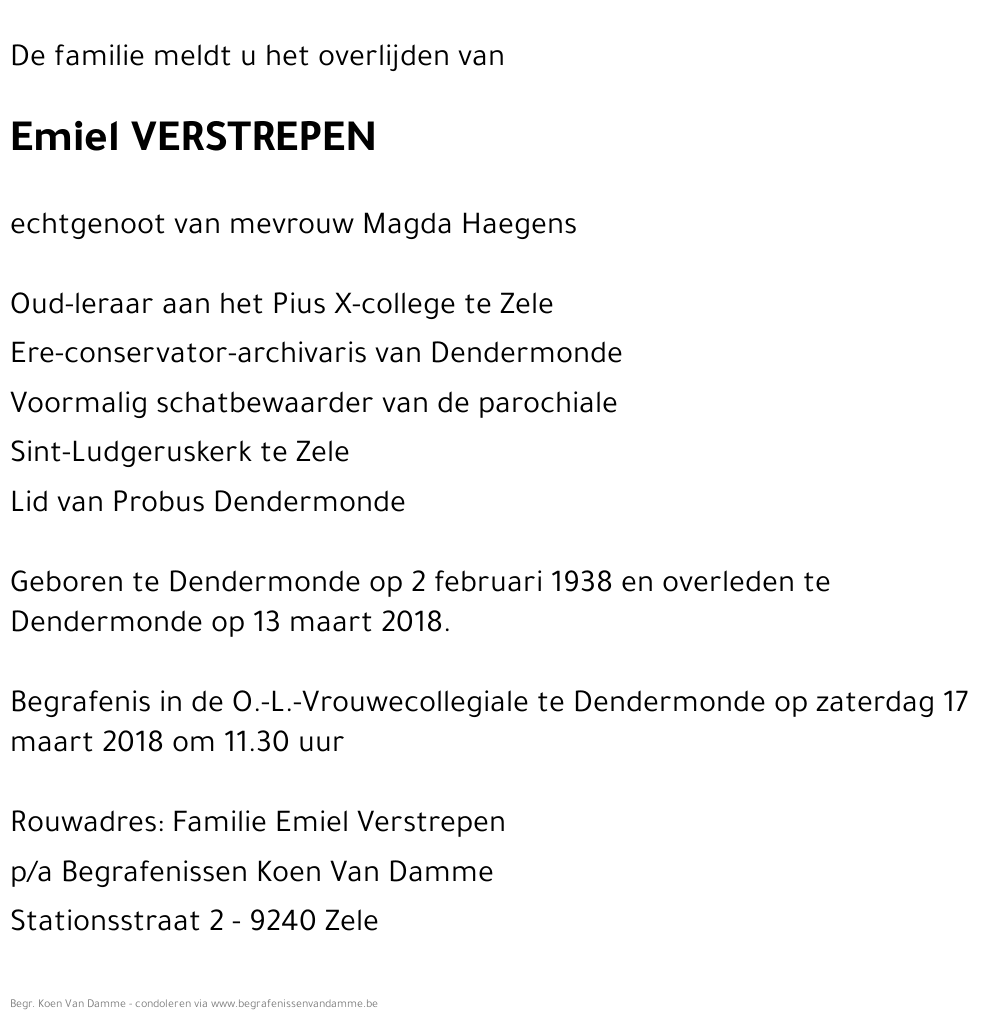 Emiel Verstrepen