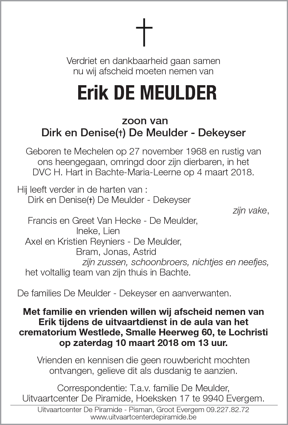 Erik De Meulder