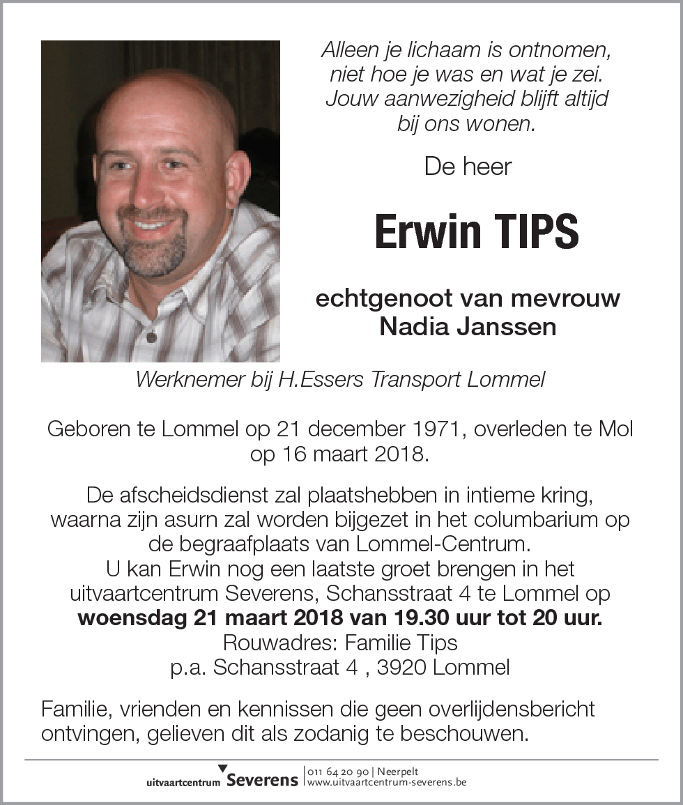 Erwin Tips