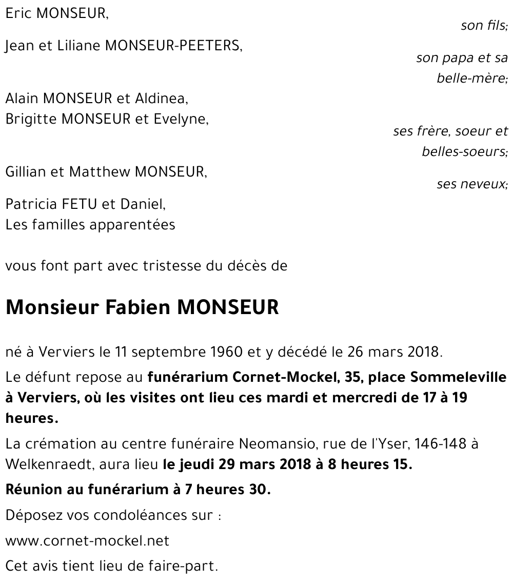 Fabien MONSEUR