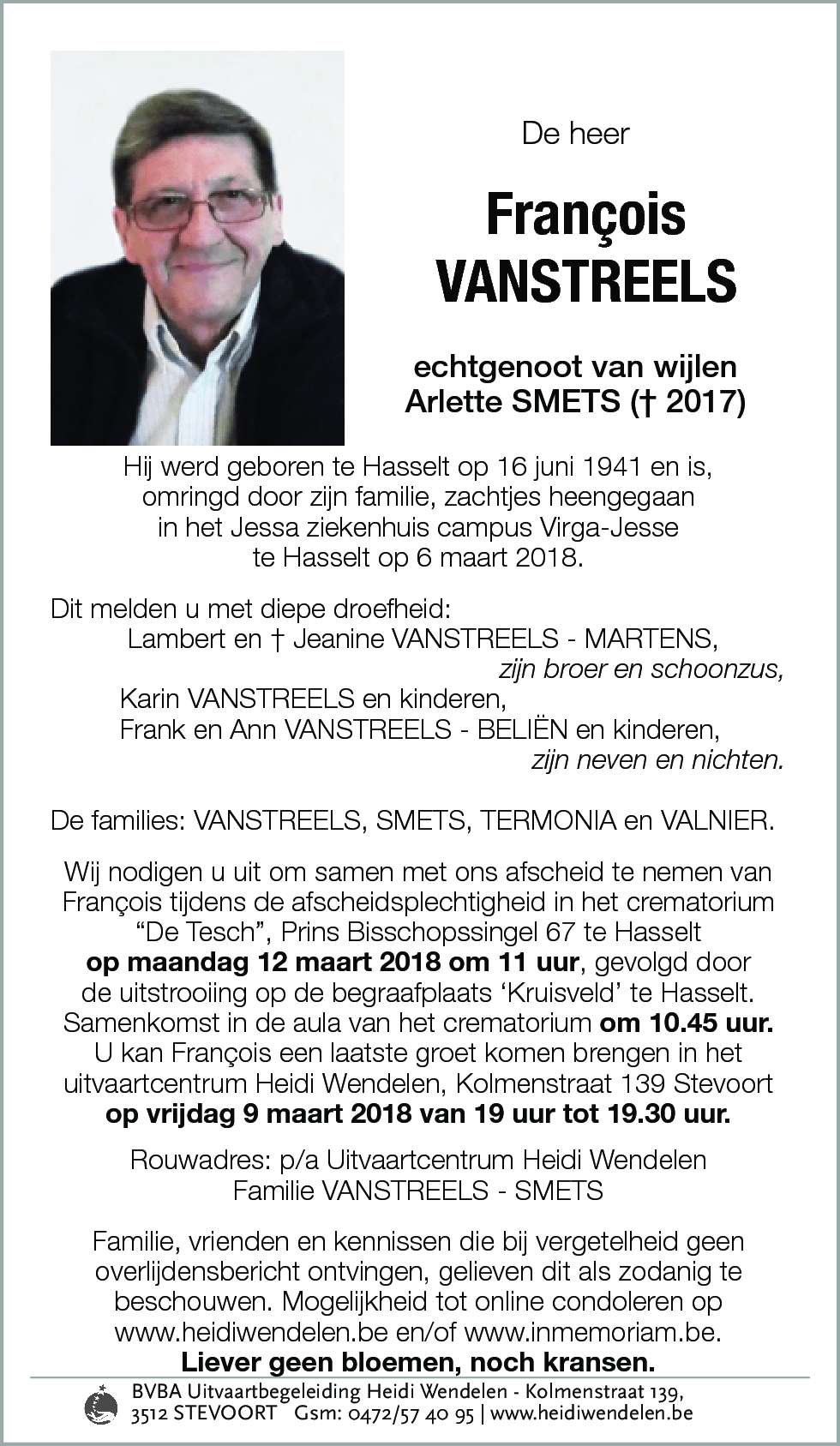 François Vanstreels